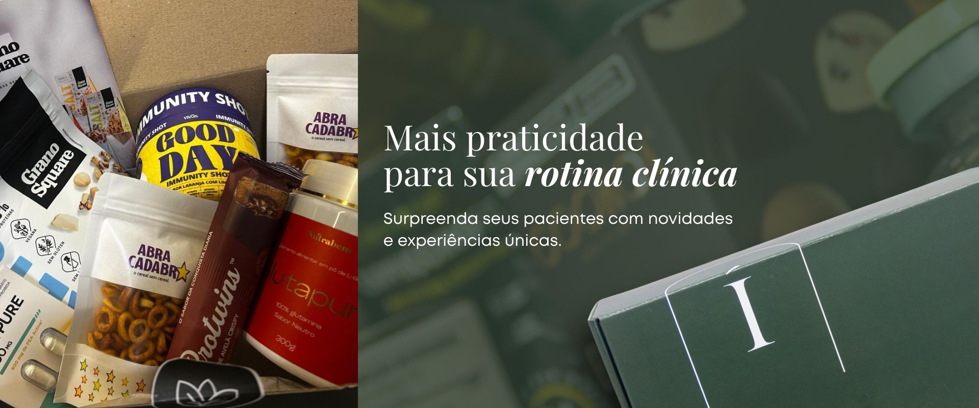 mais praticidade para sua rotina clinica integra box
